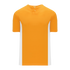 Athletic Knit One Button Pro Placket Performance Baseball Jersey (BA1343), Color '236 Gold/White'
